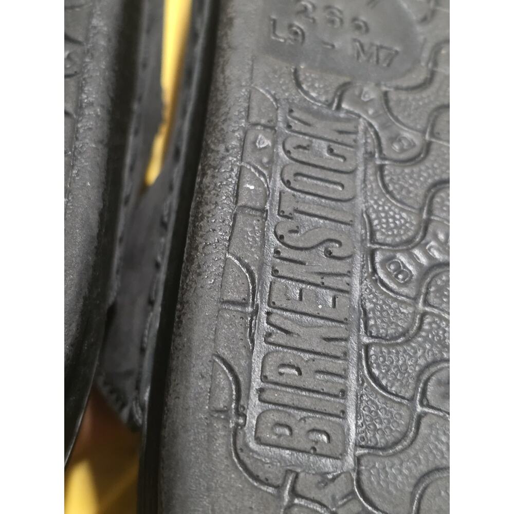 Birkenstock Tatami 3 Straps Black Leather Sandals Shoes Size L: 9 M: 7 - Picture 6 of 8
